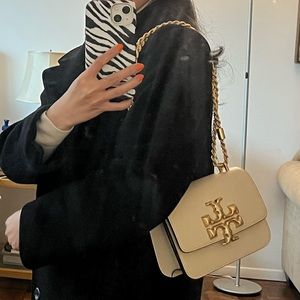 Tory Burch Small White Eleanor Bag (Pristine Condition)
